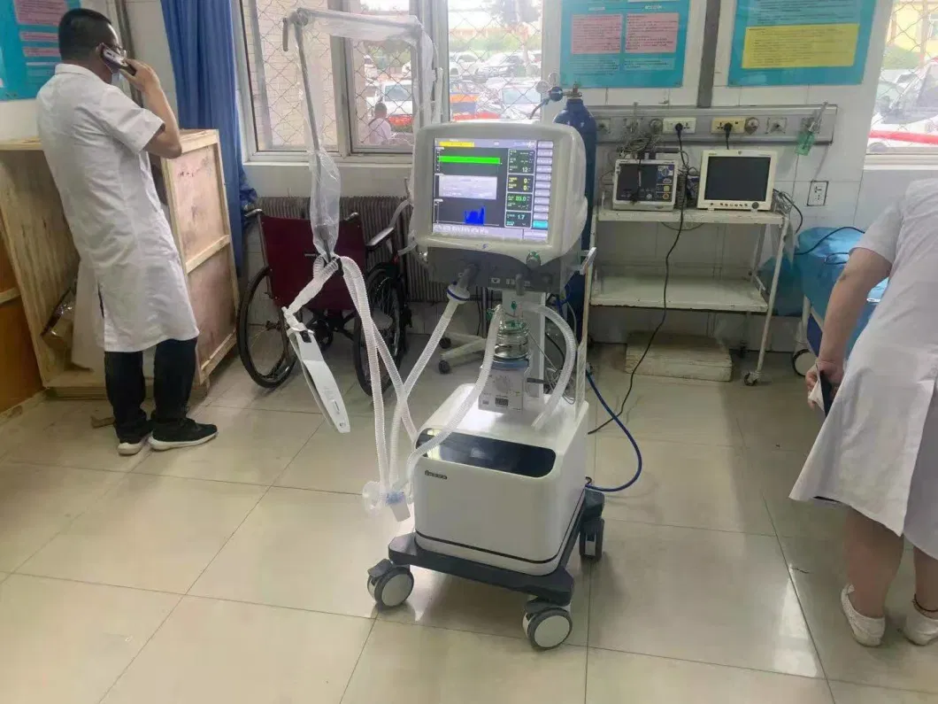 ICU Ventilator Hospital Medical Equipment Ventilator S1100 with CE & ISO